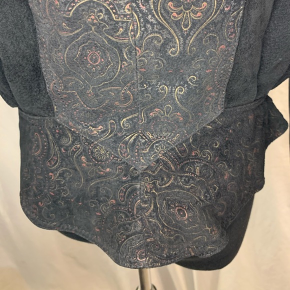 Vintage 80s suede jacket - Picture 4 of 11